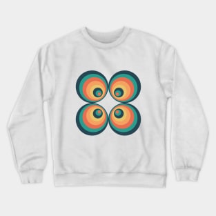 Circle Vintage Quatro Rainbow Crewneck Sweatshirt